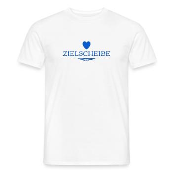 Zielscheibe - Männer T-Shirt - Weiß - Vorne - AI Model Male 178 dark (178cm)