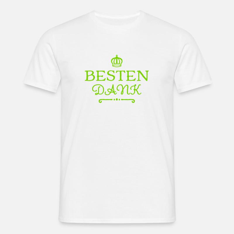 ich danke dir - Männer T-Shirt - Weiß