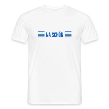 wie schön - Männer T-Shirt - Weiß - Vorne - AI Model Male 178 dark (178cm)