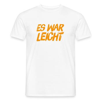 das ging ziemlich leicht - Männer T-Shirt - Weiß - Vorne - AI Model Male 178 dark (178cm)