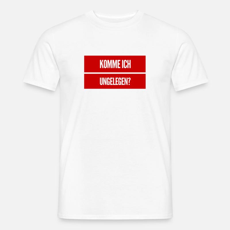 störe ich gerade? - Männer T-Shirt - Weiß