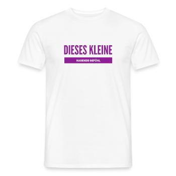 dieses kleine nagende Gefühl - Männer T-Shirt - Weiß - Vorne - AI Model Male 178 dark (178cm)