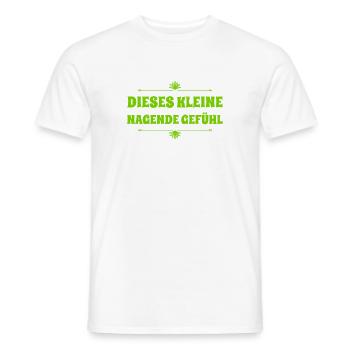 komisches Gefühl - Männer T-Shirt - Weiß - Vorne - AI Model Male 178 dark (178cm)