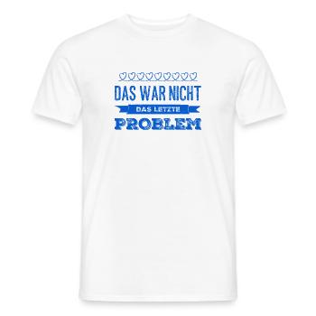 so sieht ein Problemlöser aus - Männer T-Shirt - Weiß - Vorne - AI Model Male 178 dark (178cm)