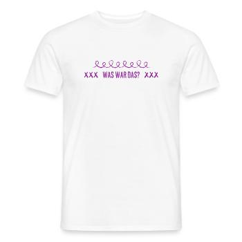 das habe ich noch nie gesehen - Männer T-Shirt - Weiß - Vorne - AI Model Male 178 dark (178cm)