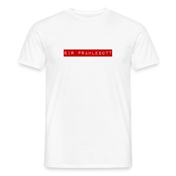 so sieht ein Angeber aus - Männer T-Shirt - Weiß - Vorne - AI Model Male 178 dark (178cm)