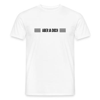 ja - Männer T-Shirt - Weiß - Vorne - AI Model Male 178 dark (178cm)