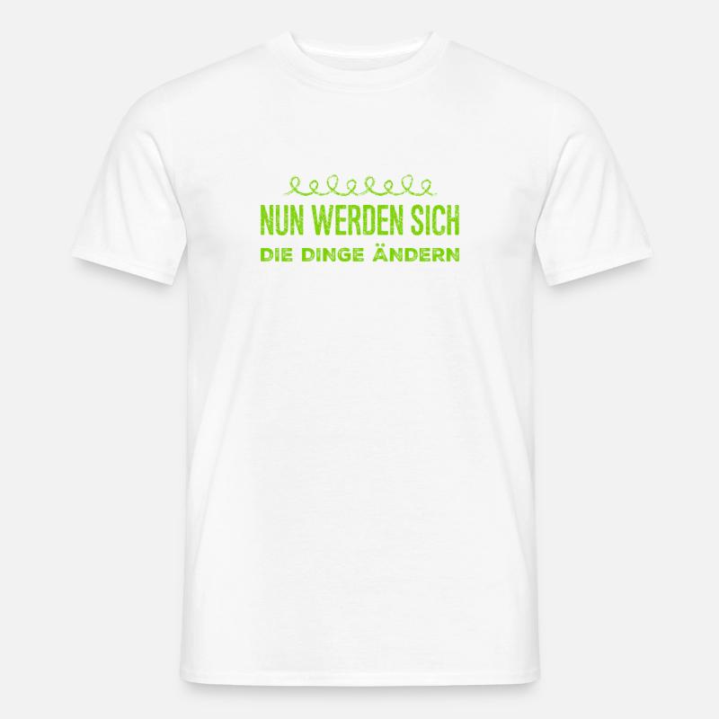 es geht voran - Männer T-Shirt - Weiß