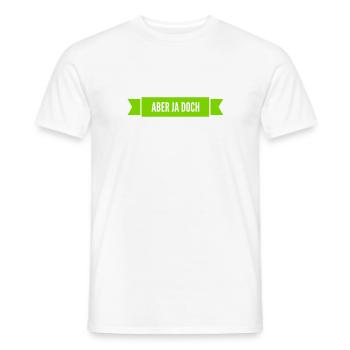 das stimmt - Männer T-Shirt - Weiß - Vorne - AI Model Male 178 dark (178cm)