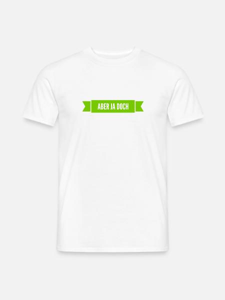 das stimmt - Männer T-Shirt - Weiß