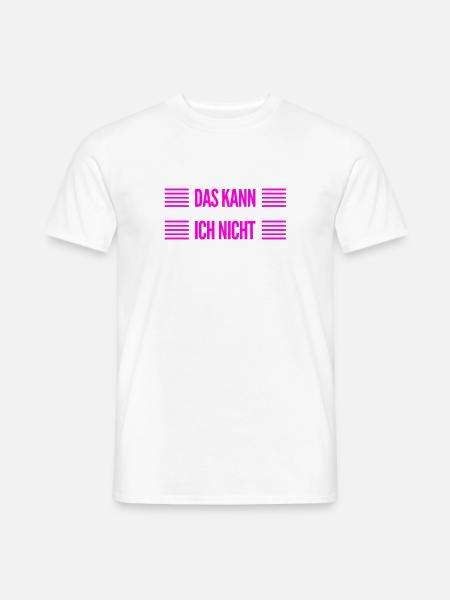so sieht ein Nichtskönner aus - Männer T-Shirt - Weiß