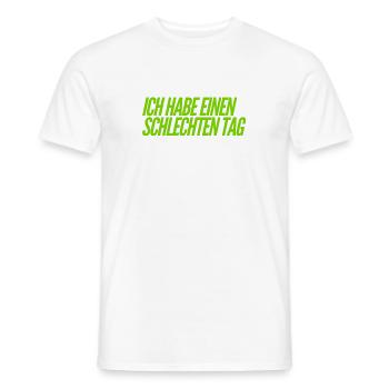 miese Stimmung - Männer T-Shirt - Weiß - Vorne - AI Model Male 178 dark (178cm)