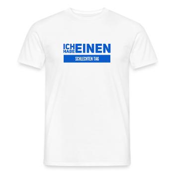 schlechte Laune - Männer T-Shirt - Weiß - Vorne - AI Model Male 178 dark (178cm)