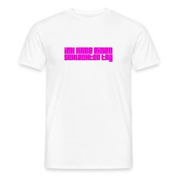 in mieser Stimmung - Männer T-Shirt - Weiß - Vorne - AI Model Male 178 dark (178cm)