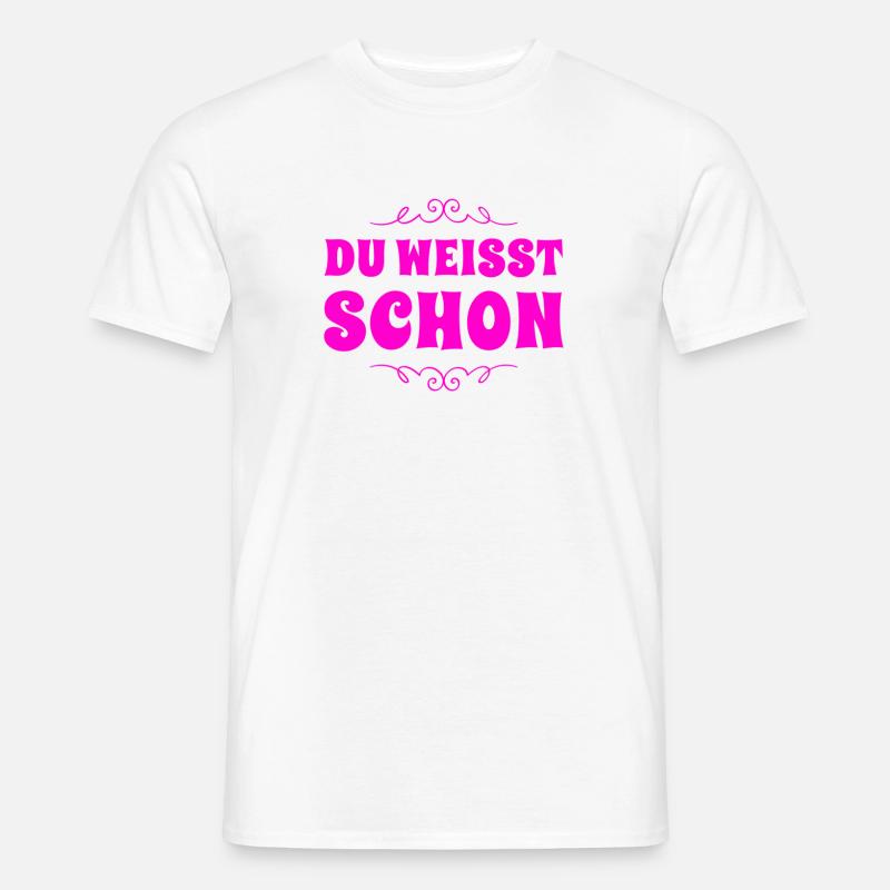 wir verstehen uns - Männer T-Shirt - Weiß