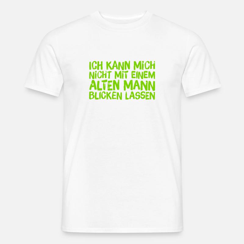 das will ich nicht - Männer T-Shirt - Weiß