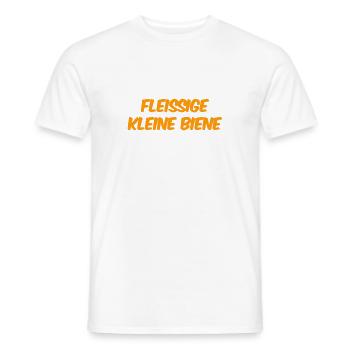 ich bin so emsig - Männer T-Shirt - Weiß - Vorne - AI Model Male 178 dark (178cm)