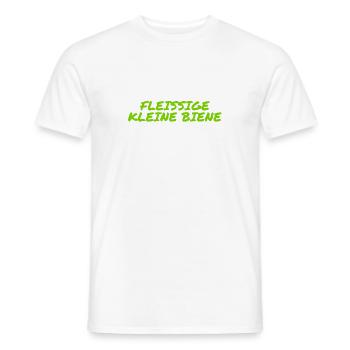 ich arbeite gern - Männer T-Shirt - Weiß - Vorne - AI Model Male 178 dark (178cm)