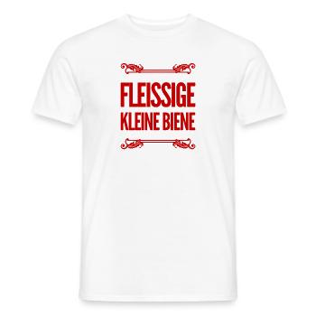 fleißig wie eine Biene - Männer T-Shirt - Weiß - Vorne - AI Model Male 178 dark (178cm)