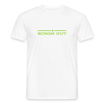 es ist schon gut - Männer T-Shirt - Weiß - Vorne - AI Model Male 178 dark (178cm)