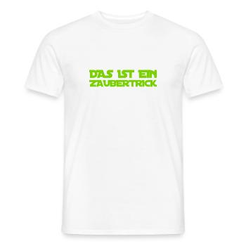 ich mag Zauberei - Männer T-Shirt - Weiß - Vorne - AI Model Male 178 dark (178cm)