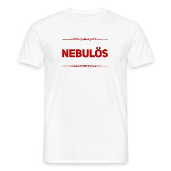 ich bin nebulös - Männer T-Shirt - Weiß - Vorne - AI Model Male 178 dark (178cm)