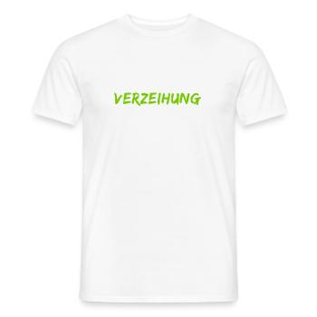 bitte vergib mir - Männer T-Shirt - Weiß - Vorne - AI Model Male 178 dark (178cm)