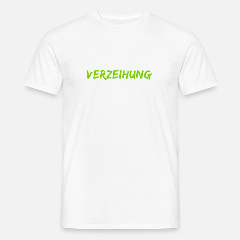 bitte vergib mir - Männer T-Shirt - Weiß