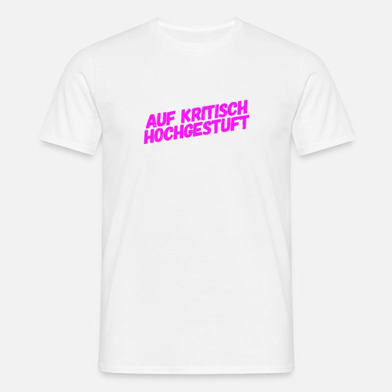es wird kritischer - Männer T-Shirt - Weiß