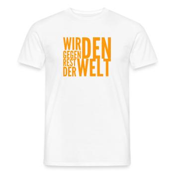 keiner hält uns auf - Männer T-Shirt - Weiß - Vorne - AI Model Male 178 dark (178cm)