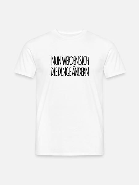 ich verändere mich - Männer T-Shirt - Weiß