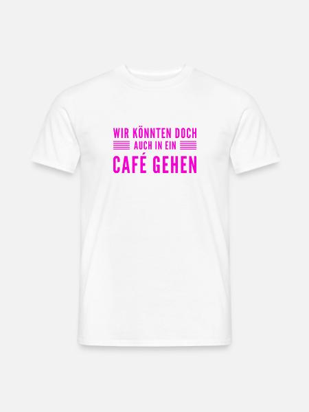 ich möchte dich besser kennenlernen - Männer T-Shirt - Weiß