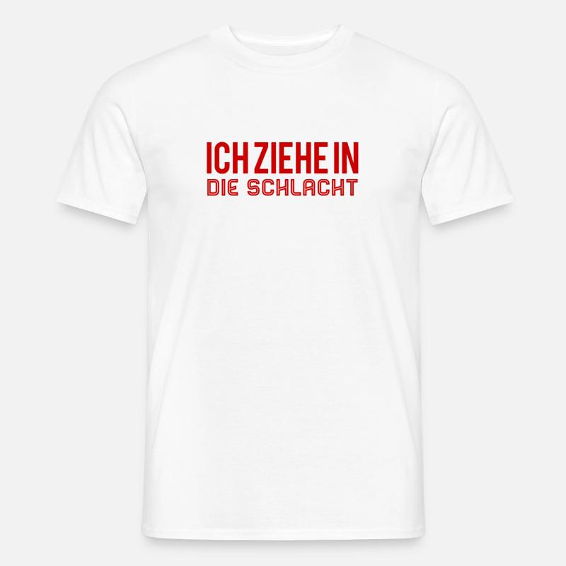 auf in den Kampf - Männer T-Shirt - Weiß