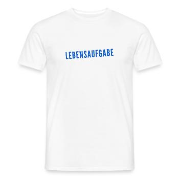 das gibt mir einen Sinn - Männer T-Shirt - Weiß - Vorne - AI Model Male 178 dark (178cm)