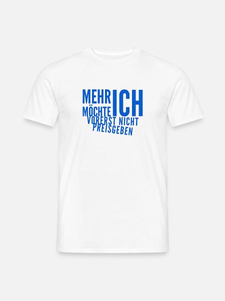 der Rest bleibt geheim - Männer T-Shirt - Weiß