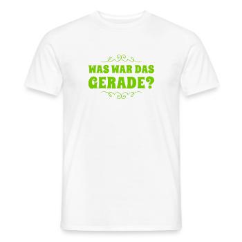 das war mir neu - Männer T-Shirt - Weiß - Vorne - AI Model Male 178 dark (178cm)