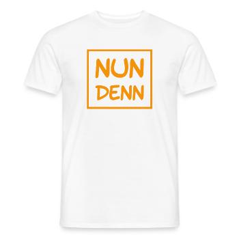 auf geht es - Männer T-Shirt - Weiß - Vorne - AI Model Male 178 dark (178cm)