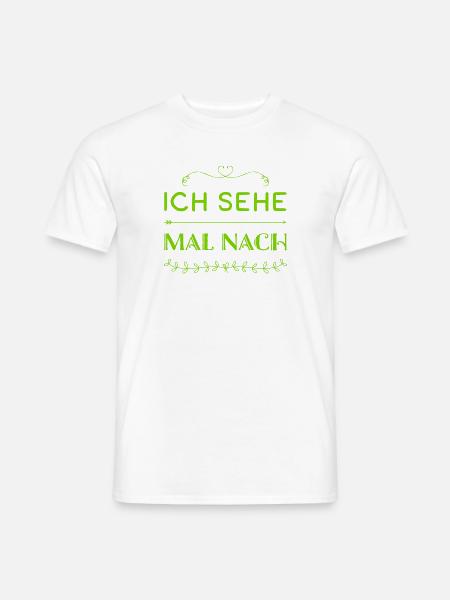 ich werfe einen Blick drauf - Männer T-Shirt - Weiß