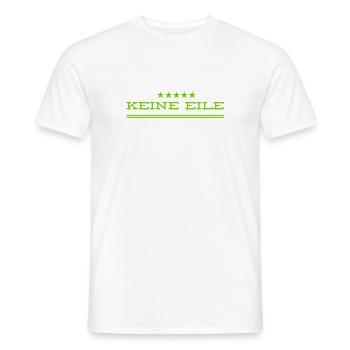 alles in meiner Geschwindigkeit - Männer T-Shirt - Weiß - Vorne - AI Model Male 178 dark (178cm)