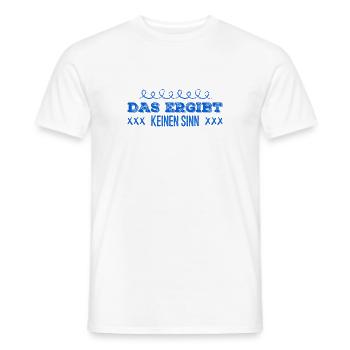 das sehe ich kritsich - Männer T-Shirt - Weiß - Vorne - AI Model Male 178 dark (178cm)