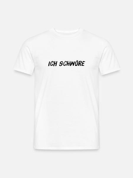 das kann ich schwören - Männer T-Shirt - Weiß