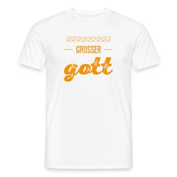 wie kann das sein - Männer T-Shirt - Weiß - Vorne - AI Model Male 178 dark (178cm)