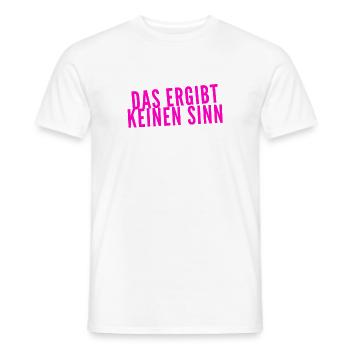 das ergibt keinen Sinn - Männer T-Shirt - Weiß - Vorne - AI Model Male 178 dark (178cm)