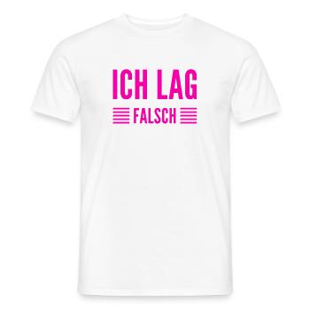 das war ein großer Irrtum - Männer T-Shirt - Weiß - Vorne - AI Model Male 178 dark (178cm)