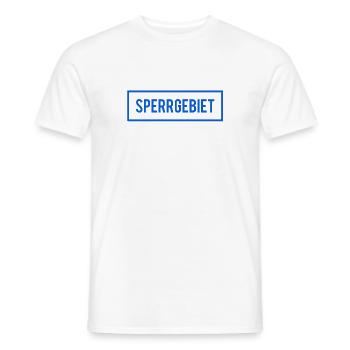 kein Zugang - Männer T-Shirt - Weiß - Vorne - AI Model Male 178 dark (178cm)