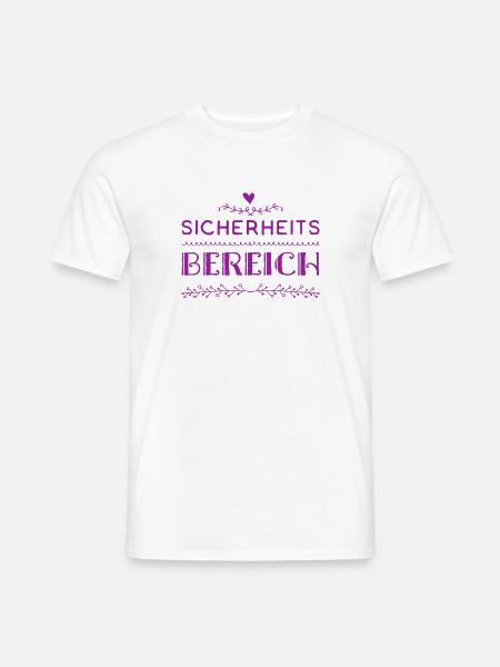 Zutritt nicht gestattet - Männer T-Shirt - Weiß