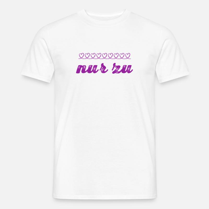 ich glaube an dich - Männer T-Shirt - Weiß
