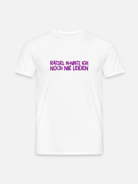 keinen Bock auf Rätsel - Männer T-Shirt - Weiß