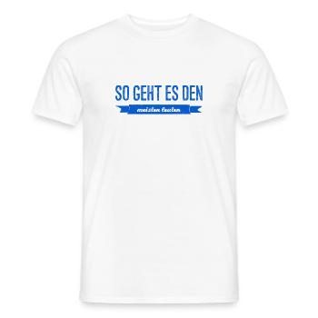 Andere Menschen kennen das auch - Männer T-Shirt - Weiß - Vorne - AI Model Male 178 dark (178cm)