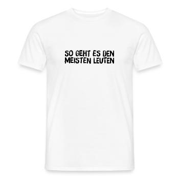 mein Mitgefühl - Männer T-Shirt - Weiß - Vorne - AI Model Male 178 dark (178cm)